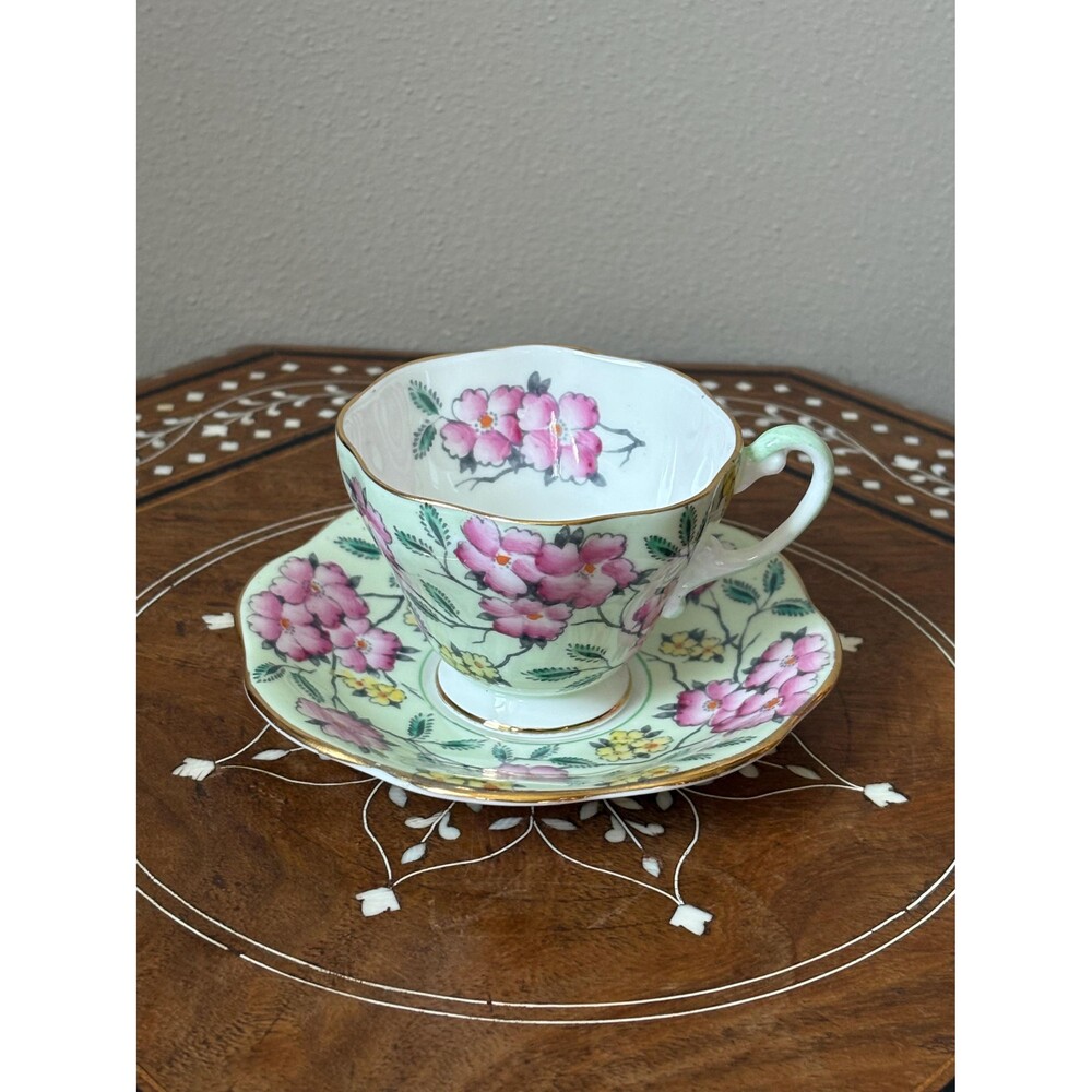 Vintage EB Foley ‘Springdale’ Bone China Teacup & Saucer England